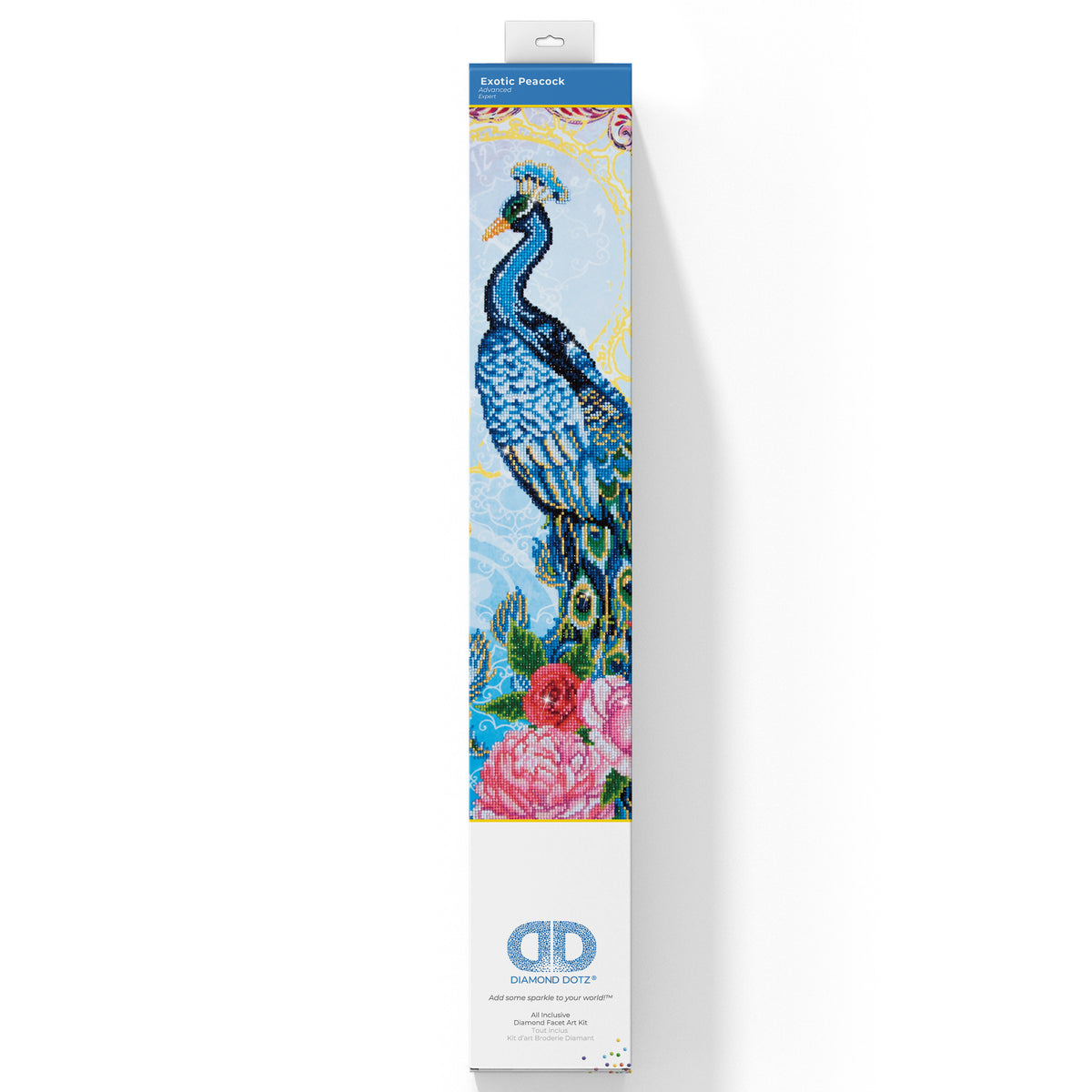 Diamond Dotz Exotic Peacock diamond painting kit design