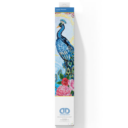Diamond Dotz Exotic Peacock diamond painting kit design
