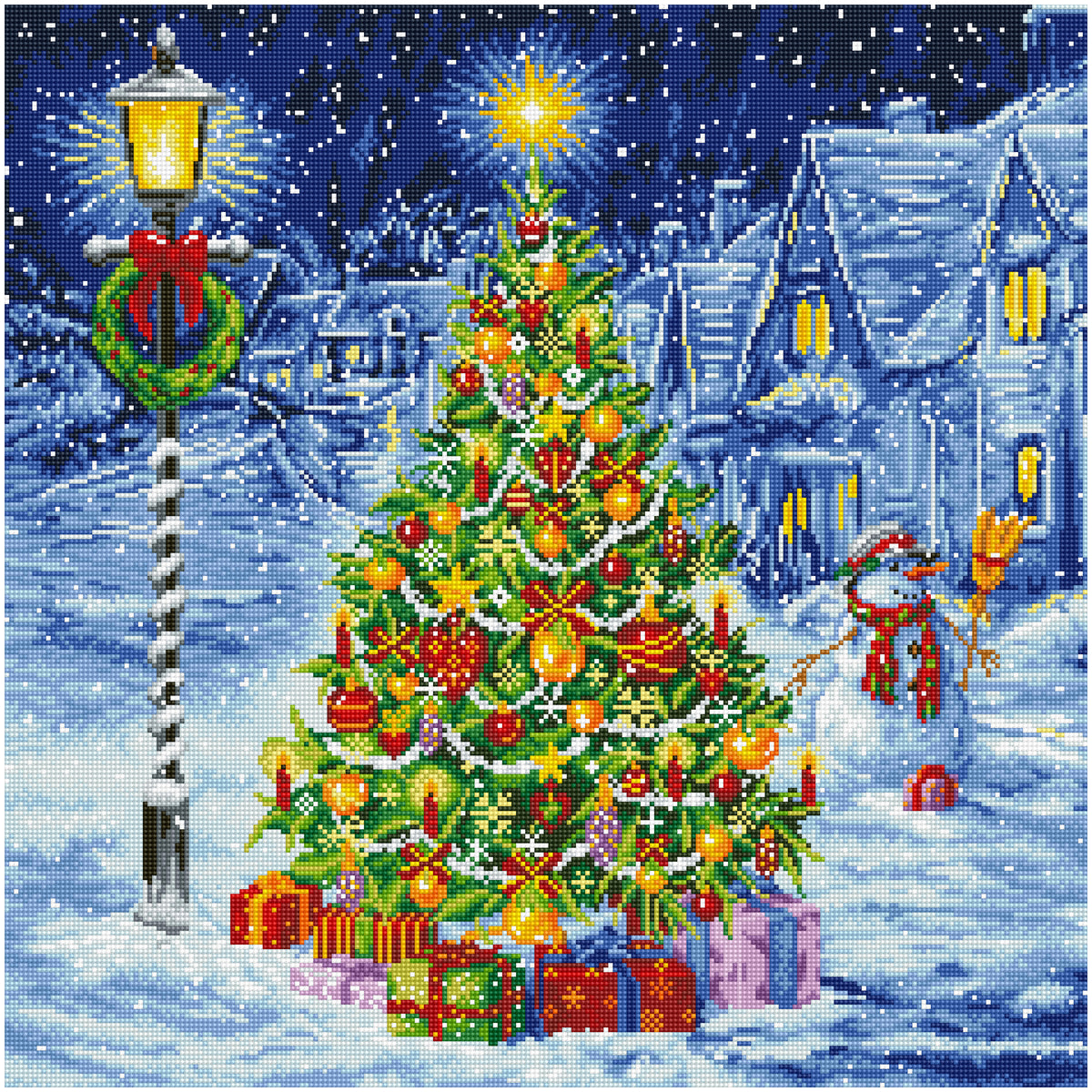 Diamond Dotz Oh Christmas Tree diamond painting kit design