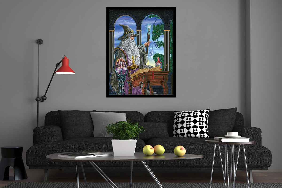 Diamond Dotz Wizard's Emissary diamond painting kit design