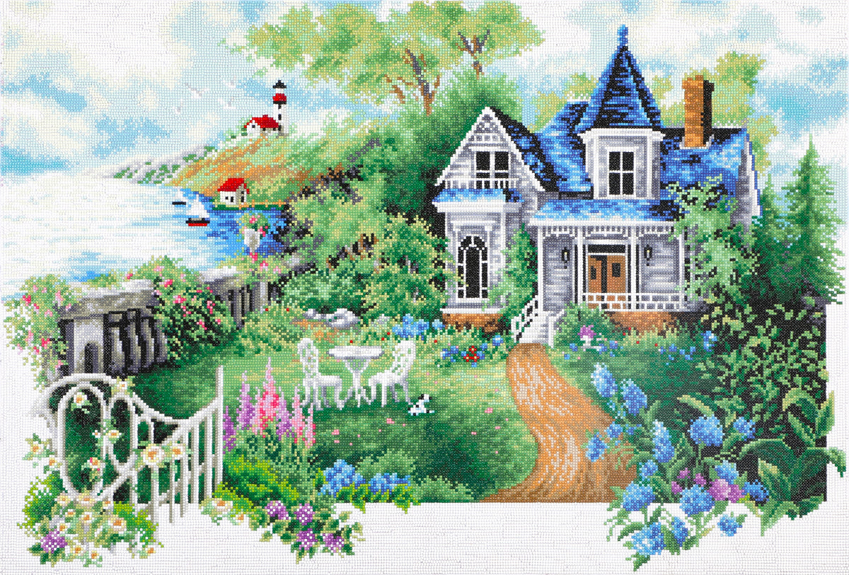 Diamond Dotz Summer Hideaway diamond painting kit design