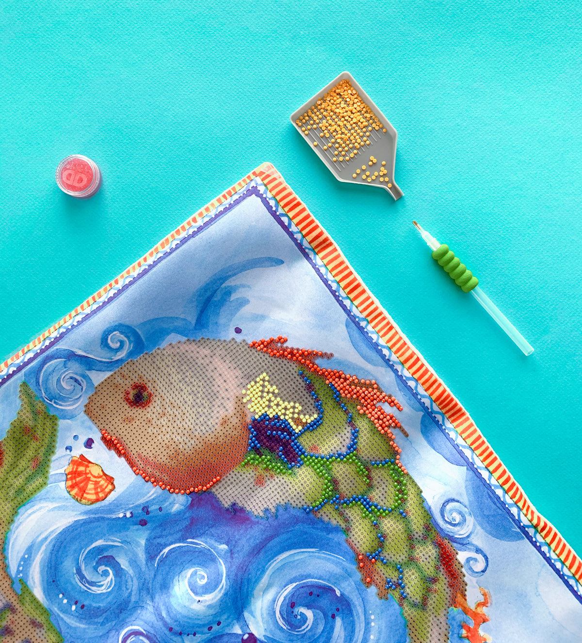 Diamond Dotz Dancing Fish diamond painting kit design