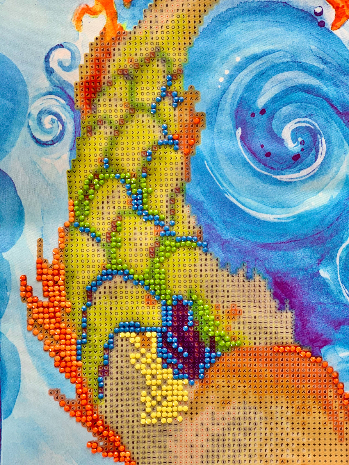 Diamond Dotz Dancing Fish diamond painting kit design