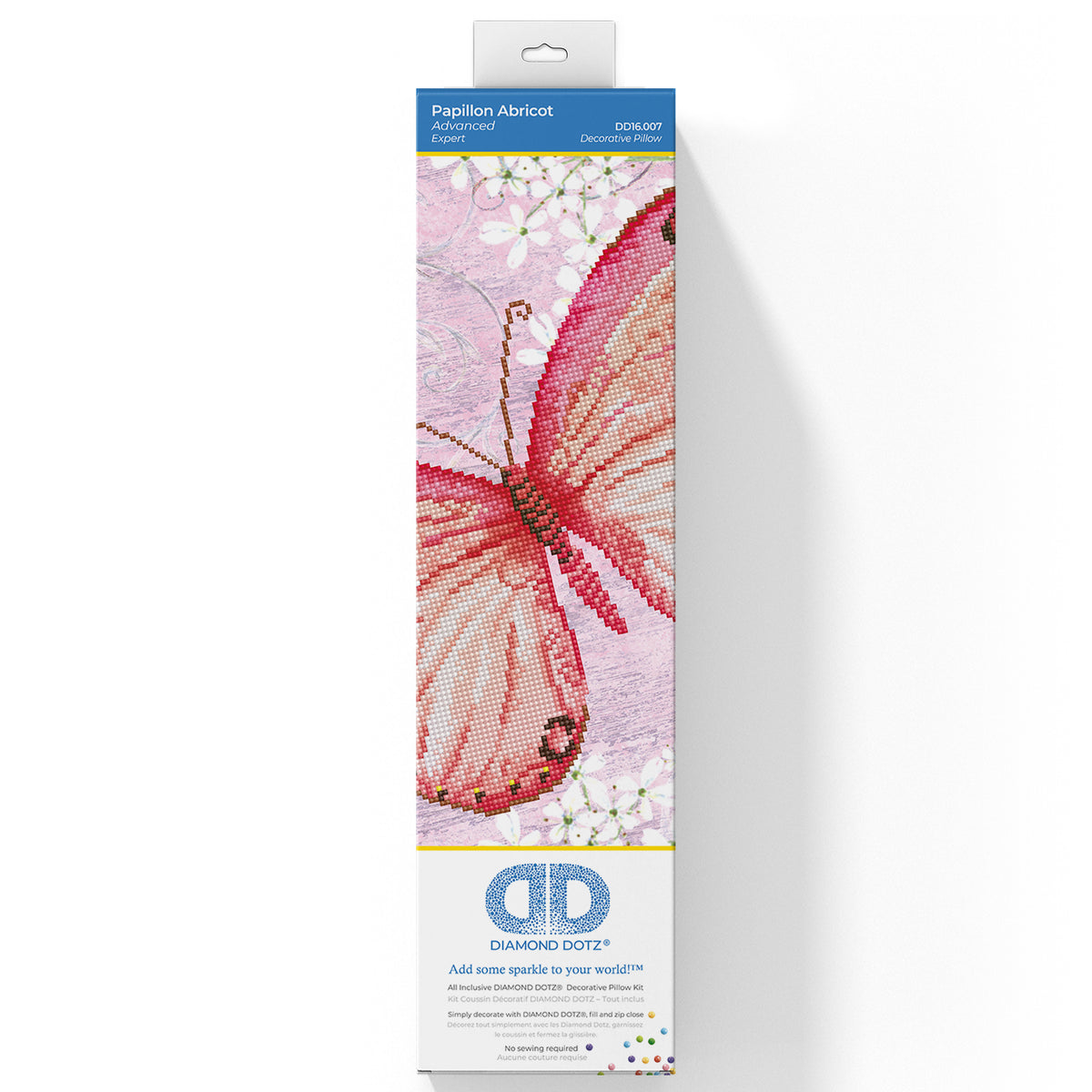 Diamond Dotz Papillon Abricot diamond painting kit design