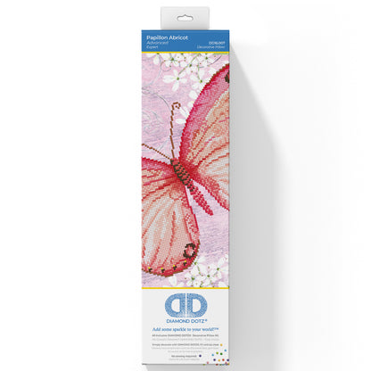 Diamond Dotz Papillon Abricot diamond painting kit design