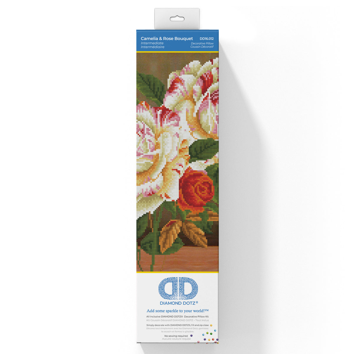 Diamond Dotz Camellia & Rose Bouquet diamond painting kit design