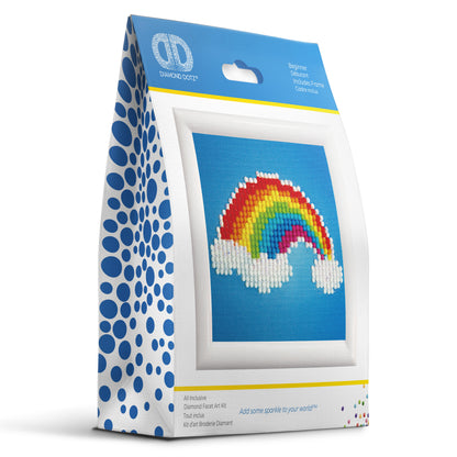 Diamond Dotz Ever Living diamond painting kit with frame showing an Ever Living design