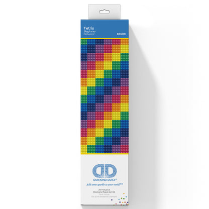 Diamond Dotz Textris diamond painting kit packaging showing the finished design