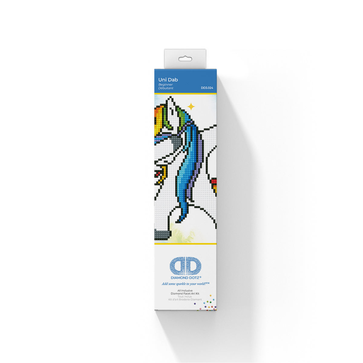 Diamond Dotz Uni Dab diamond painting kit packaging showing the finished design