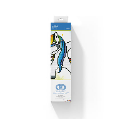 Diamond Dotz Uni Dab diamond painting kit packaging showing the finished design