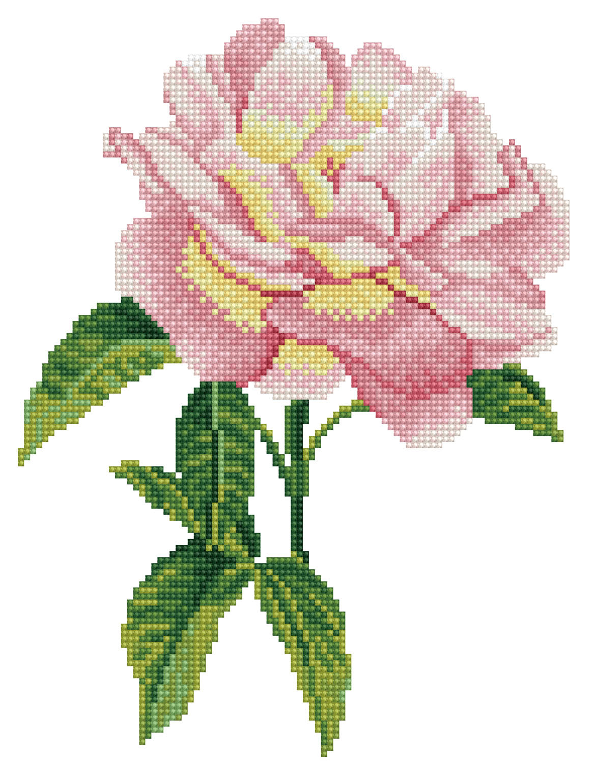 Diamond Dotz Pink Rose diamond painting kit showing a pink rose