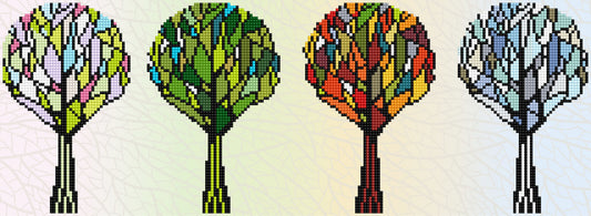Diamond Dotz 4 Seasons Sparkle diamond painting kit