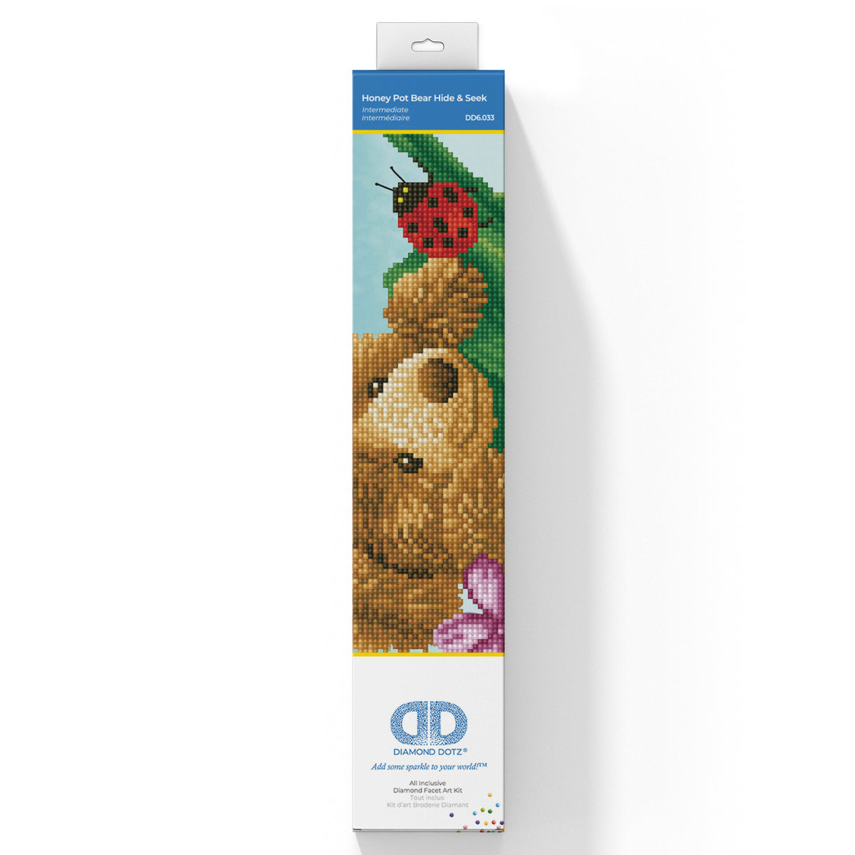 Diamond Dotz Honey Pot Bear Hide and Seek diamond painting kit