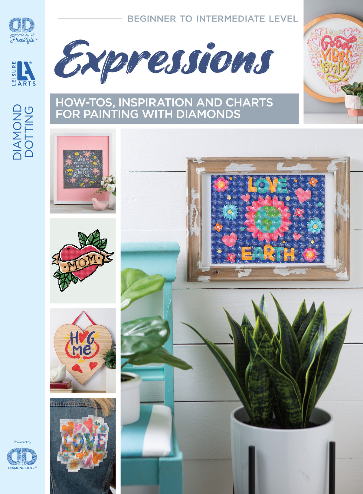 Diamond Dotz Diamond Painting Kit - Freestyle Booklet - Expressions