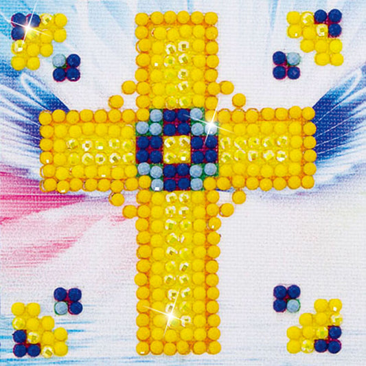 Diamond Dotz Golden Cross diamond painting