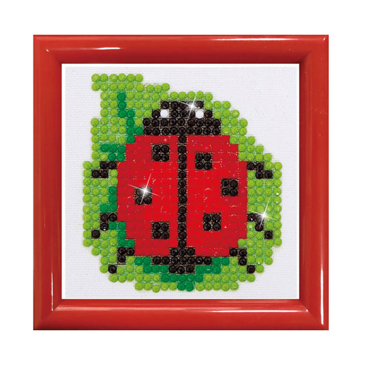 Diamond Dotz Lady Luck diamond painting kit with frame