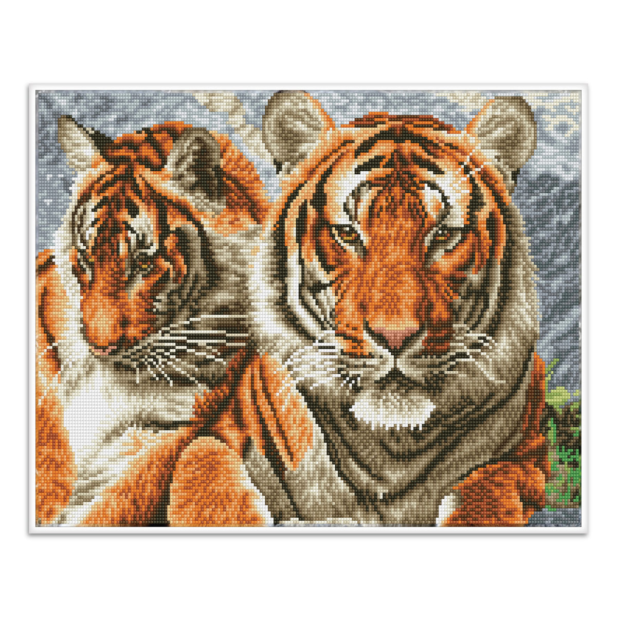 Diamond Dotz Squares Tigers diamond painting design