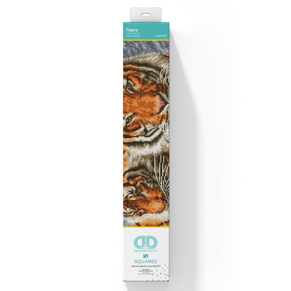 Diamond Dotz Squares Tigers diamond painting design