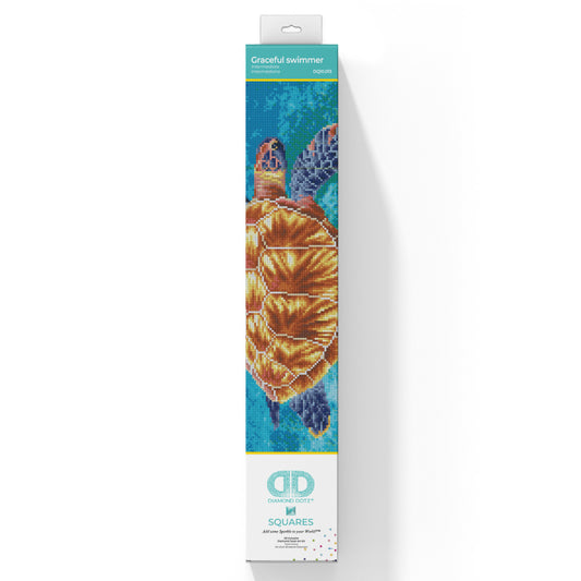 Diamond Dotz Squares Graceful Swimmer diamond painting design