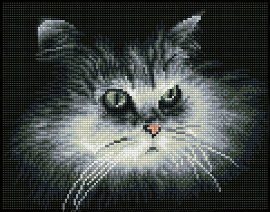 Diamond Dotz Squares Shadow Cat diamond painting design
