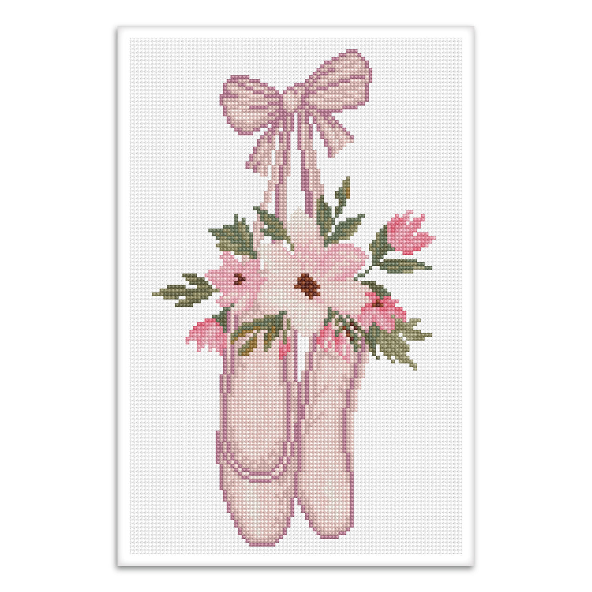 Diamond Dotz Squares Ballet Slippers diamond painting design