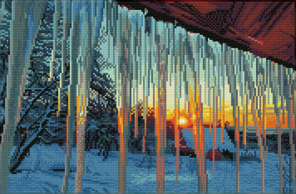 Diamond Dotz Squares Frosty Morn diamond painting kit