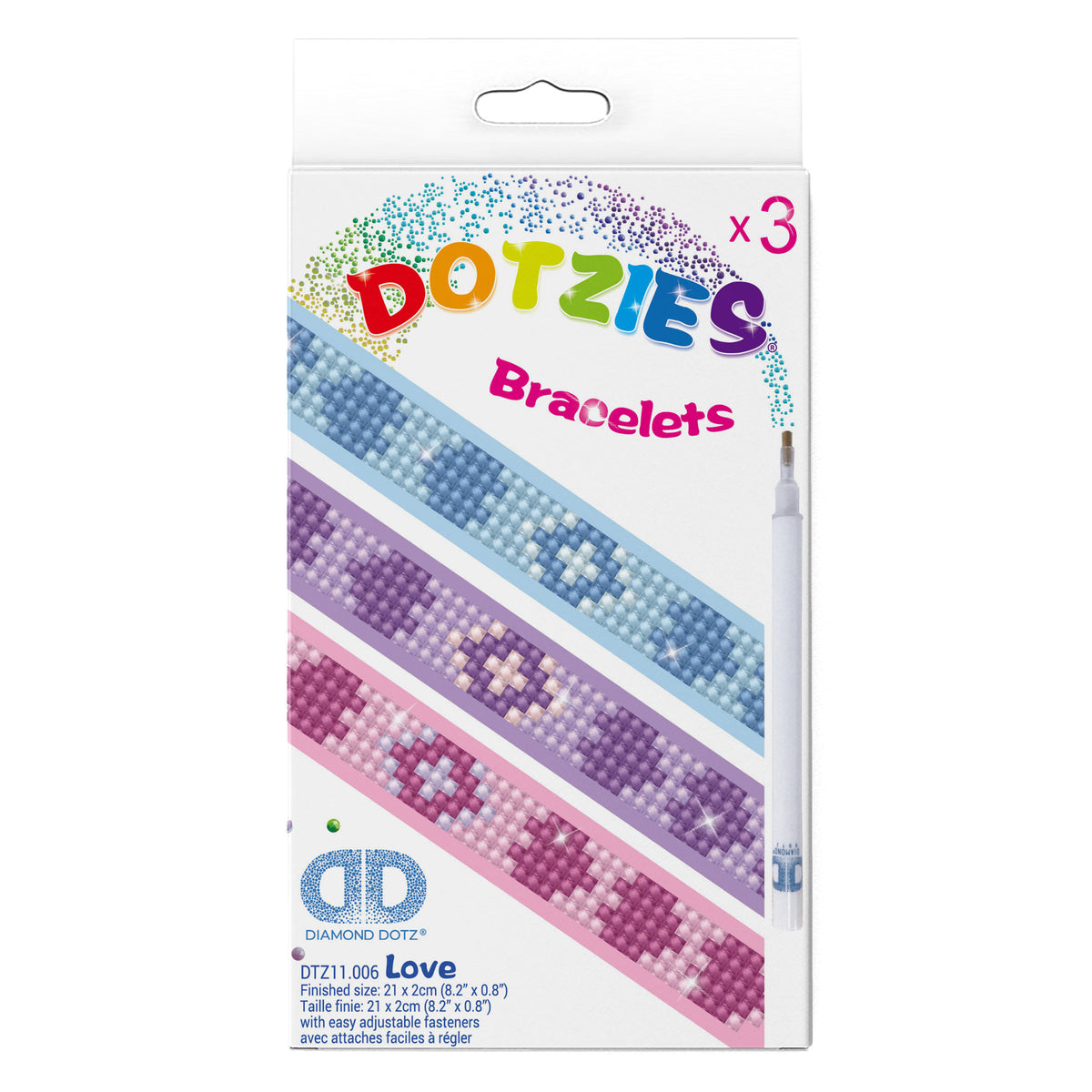 Diamond Dotz Dotzies - Bracelet Kit - Love