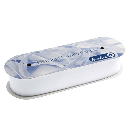 Roll of white 50mm Hemline nurses belt elastic