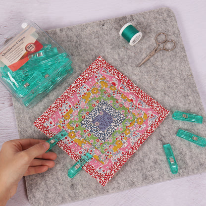 Sew Easy extra large transparent quilters clips