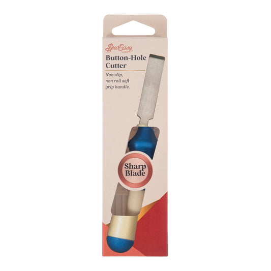 Sew Easy buttonhole cutter with soft grip handle