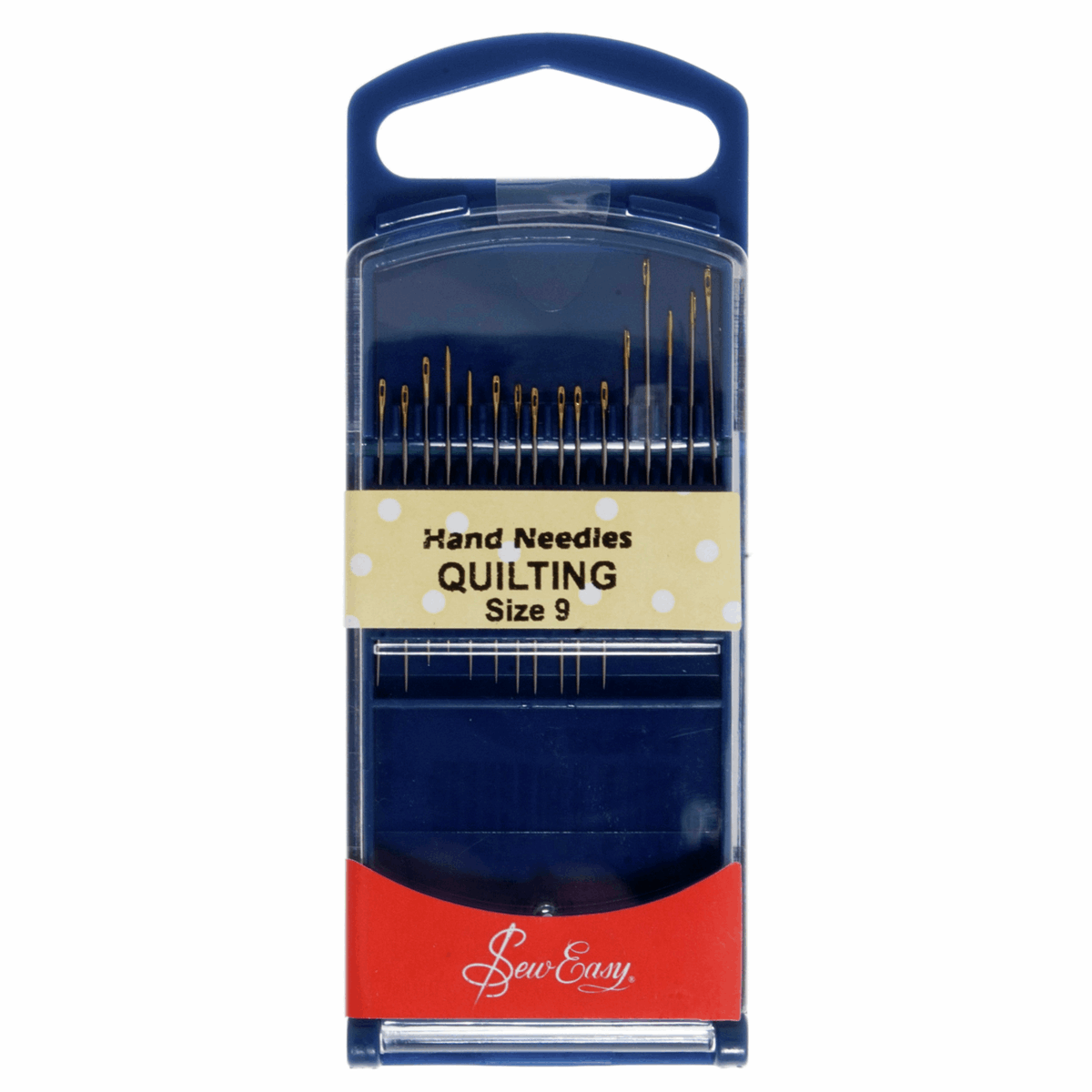 Sew Easy Gold Eye Hand Quilting Needles - Size 9 (Pack of 16)