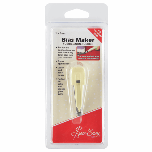 Sew Easy Fusible Bias Tape Maker - 6mm