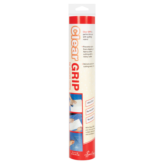 Sew Easy Quilter's Grip clear sheet in packaging