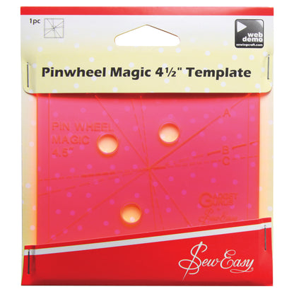 Sew Easy pinwheel acrylic quilting template