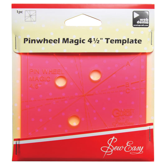 Sew Easy pinwheel acrylic quilting template