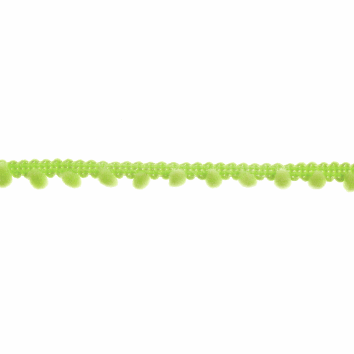 Trimits Small Lime Pom Pom Trim Edging - 27.4m x 7mm (Full roll)