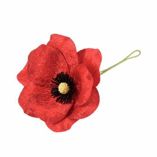 Red Velvet Poppy (Single Stem)