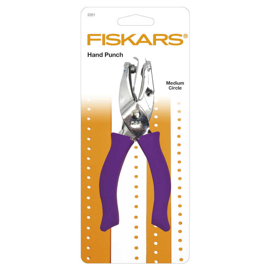Fiskars medium circle hand punch