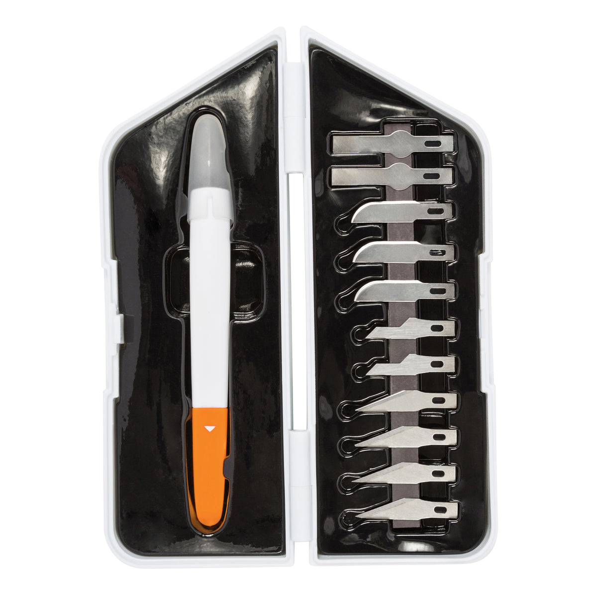 Fiskars precision craft knife with blades in a plastic case