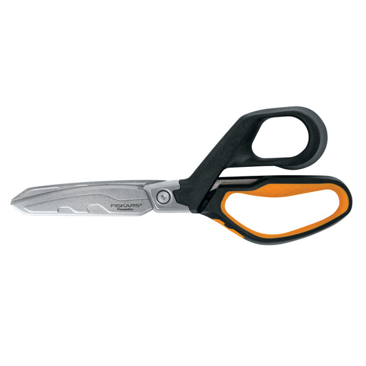 Fiskars PowerArc heavy duty scissors with curved blades