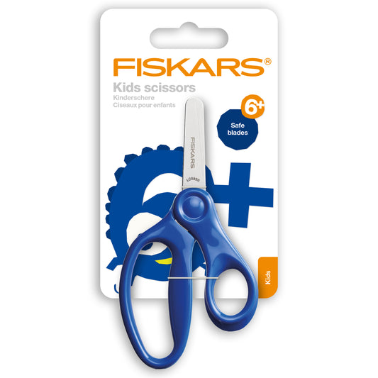 Fiskars blue 13cm kids scissors