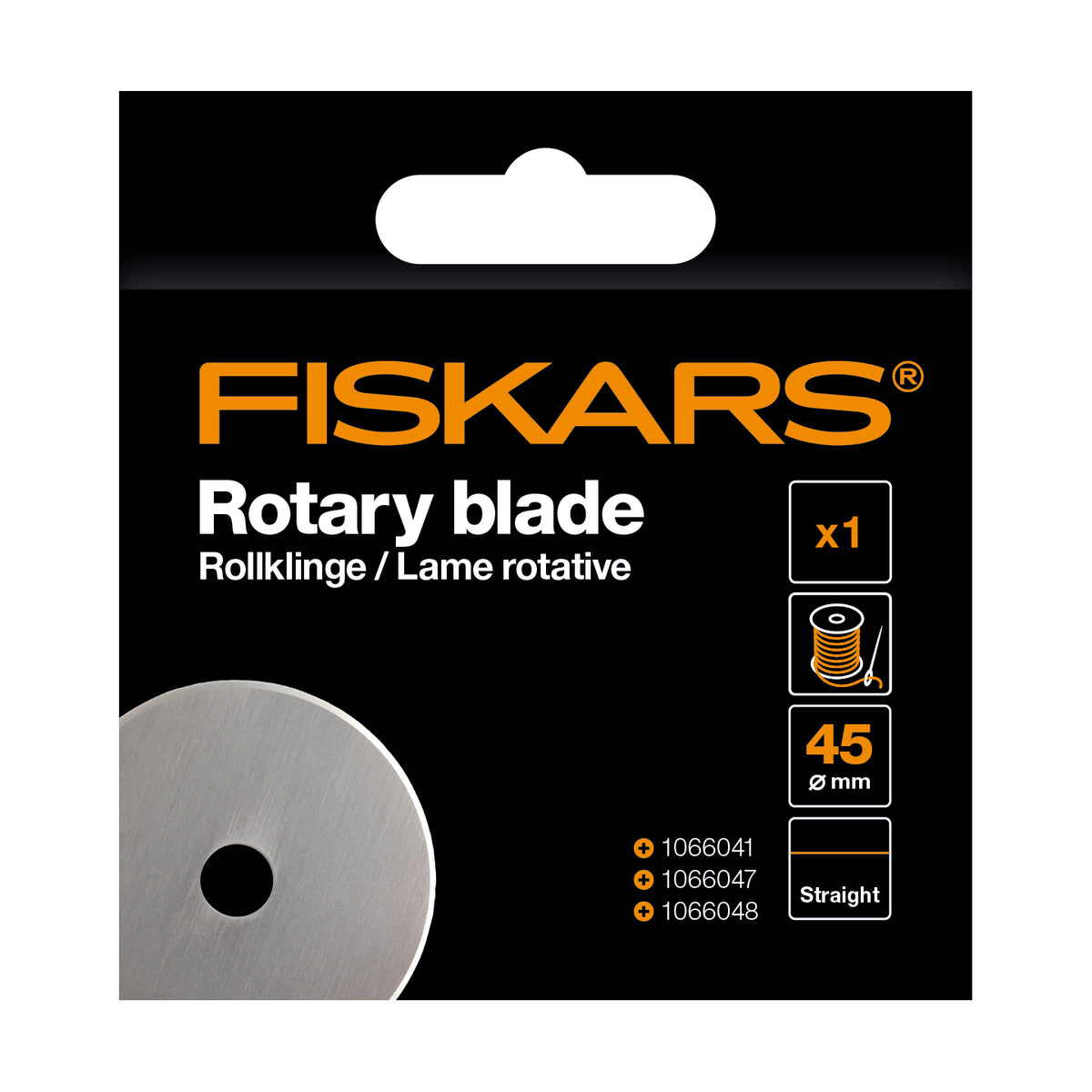 Fiskars 45mm straight rotary blade