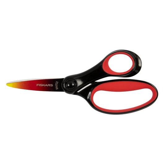 Fiskars children's scissors with ombre red blades