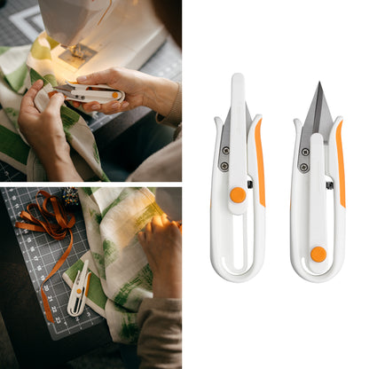 Fiskars spring-action thread snips with SoftGrip handle