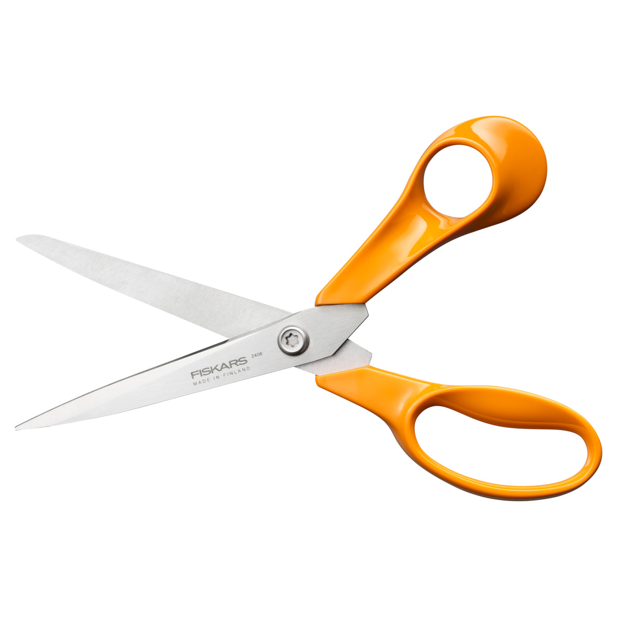Fiskars Classic 21cm scissors with orange handles