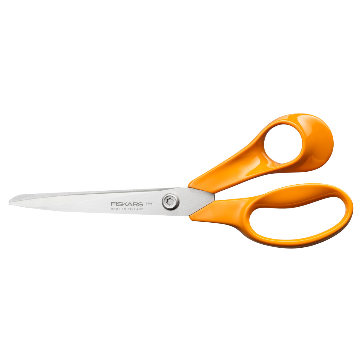 Fiskars Classic 21cm scissors with orange handles
