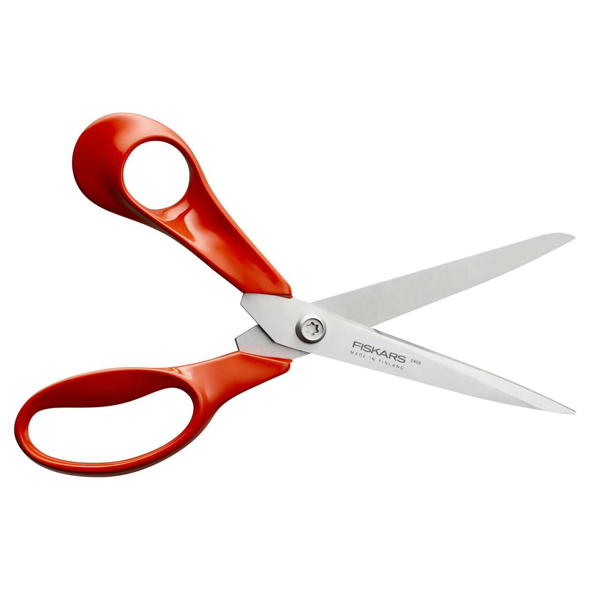 Fiskars Classic 21cm left-handed scissors with orange handles