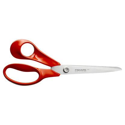 Fiskars Classic 21cm left-handed scissors with orange handles