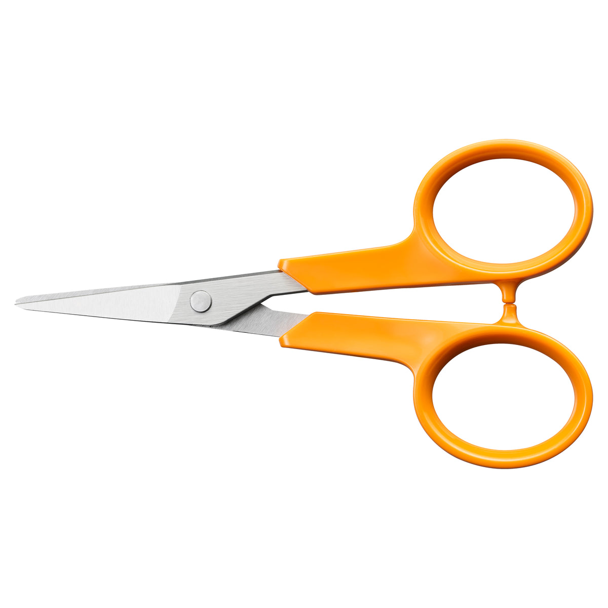 Fiskars Classic 10cm straight embroidery scissors with orange handles