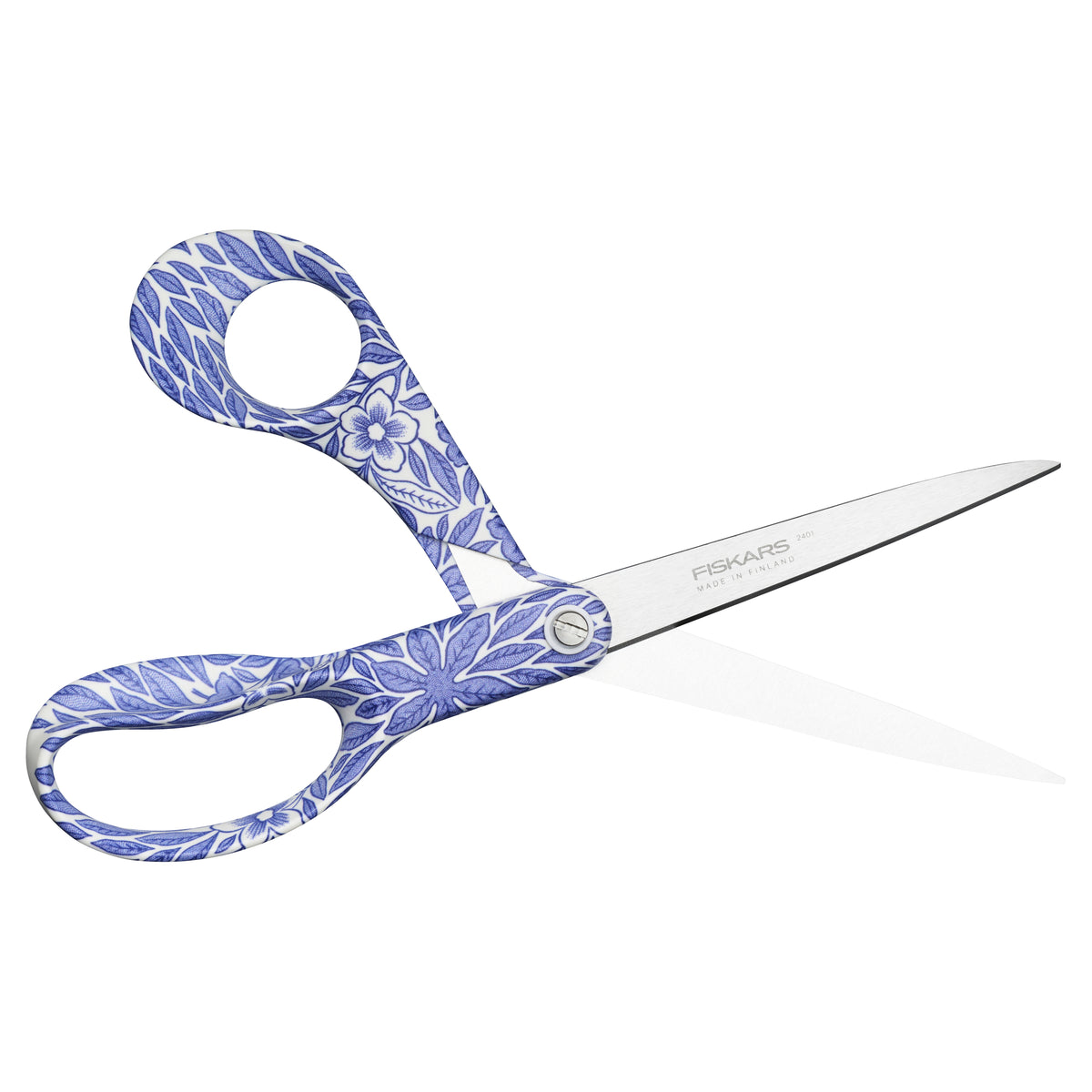 Fiskars 21cm scissors with blue floral Ostindia Floris handles